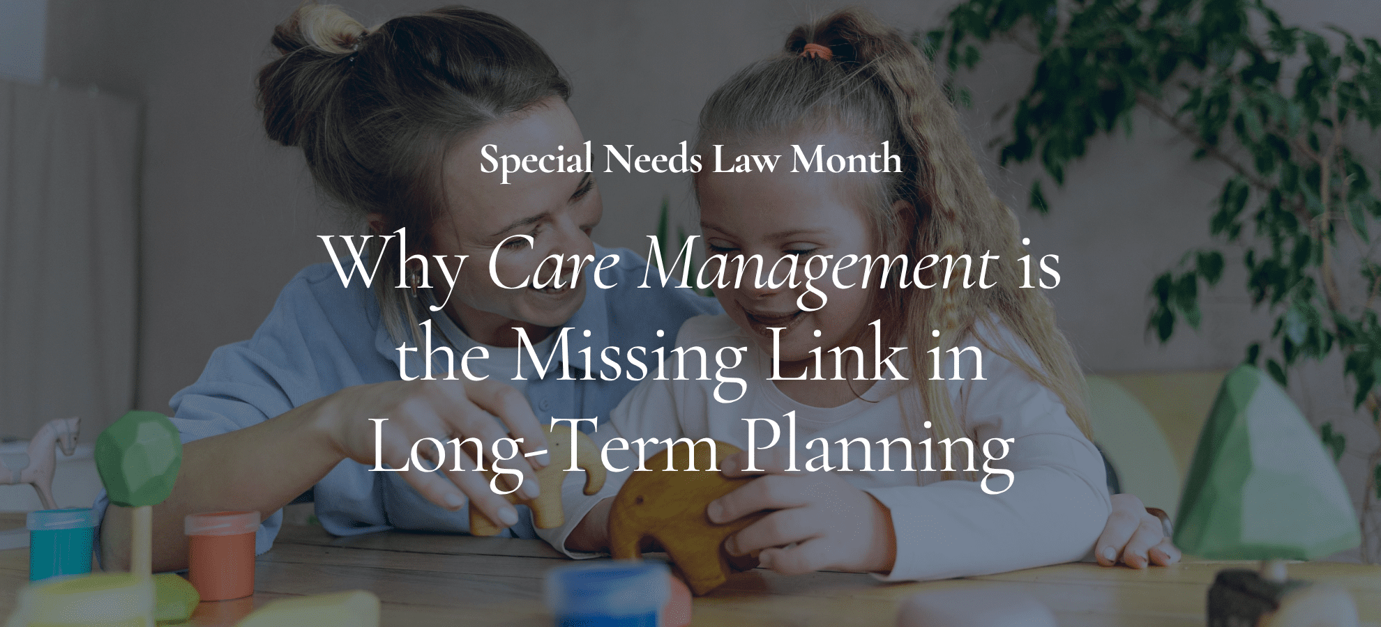Special Needs Law Month: Why Care Management is the Missing Link in Long-Term Planning